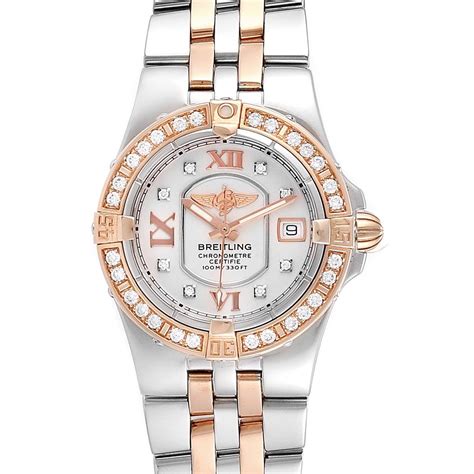 breitling ladies diamond watch|Breitling ladies gold watches.